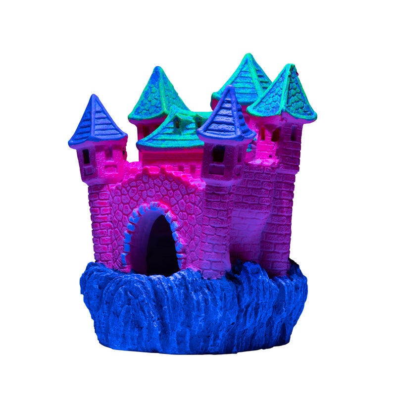 GloFish Extra Large Castle Ornament, 1 Count, Decor for Aquariums - Image 4